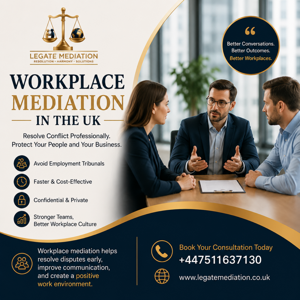 Workplace Mediation UK Resolve Conflict Professionally
