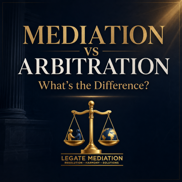 What’s the Difference Between Mediation and Arbitration?