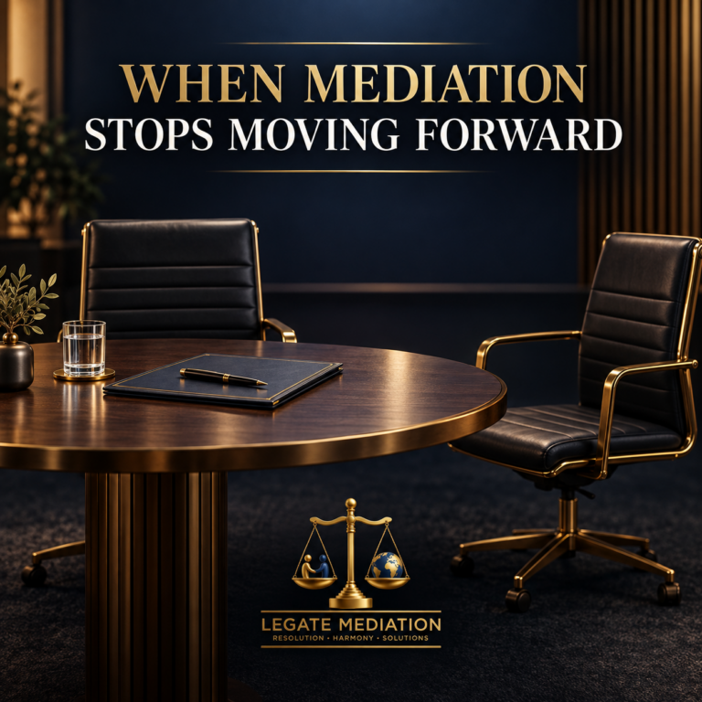 When Mediation Stops Moving Forward: Protecting Your Position When the Other Party Will Not Cooperate